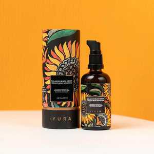 Balaayah Black Gram Bright Body Booster - With Sweet & Citrusy Aroma of Jasmine, Cardamom, Orange and Lemongrass Body Oil iYURA
