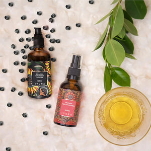 Black Gram Face & Body Duo - Best Moisturizers for Dry Skin, Aging Skin and Mature Skin - Natural Skincare for Glowing Skin Beauty set iYURA