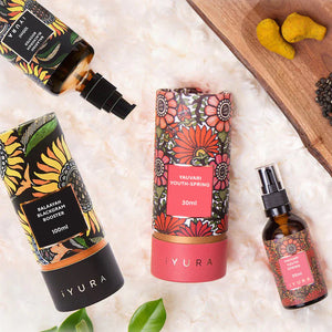 Black Gram Face & Body Duo - Best Moisturizers for Dry Skin, Aging Skin and Mature Skin - Natural Skincare for Glowing Skin Beauty set iYURA