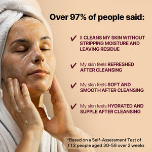 Blavana Face Cleanser – Cleans, Moisturizes, Brightens, Dry, Dull, Aging Skin - Revolutionary Formula with Black Gram - Best Face Cleanser for Mature Skin - With Clinically Tested Ingredients Facial Cleanser A Modernica Naturalis