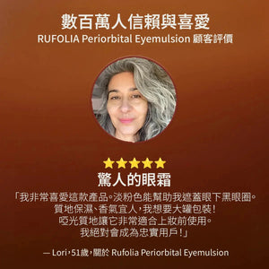 Rufolia PRO 眼部輪廓霜 – 提亮、緊緻並滋潤眼周 – 新配方,內含茜草、蘆薈、蓮花和煙酰胺 – 最佳眼周乳霜 – 含臨床測試成分 Eye Cream A Modernica Naturalis