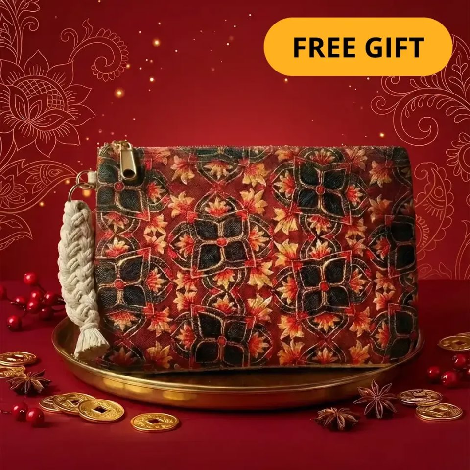 iYURA 限量版 Madhubani 珍藏小袋 - Prosperity singleton_gift The Ayurveda Experience