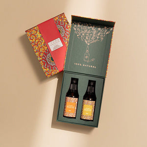 Dyumati Brilliant Face and Body Dew Duo- The Awakened Soul Blend & The Illuminated Heart Blend Face & Body Oil iYURA