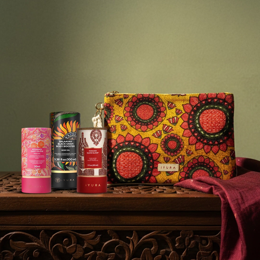 iYURA 限量版 Madhubani 珍藏小袋 - Abundance singleton_gift The Ayurveda Experience