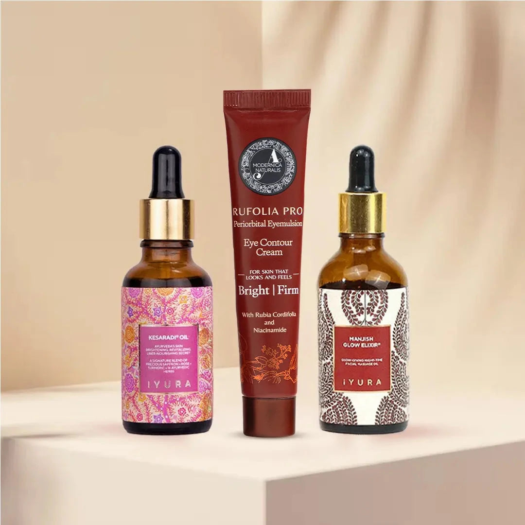 AyurBright 面部活力煥發組，搭配 PRO Beauty set The Ayurveda Experience