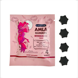 免費贈品：Amla 軟糖｜純素軟糖，含植物性有效成分，適用於健康皮膚、頭髮、消化和免疫力 singleton_gift Ayuttva