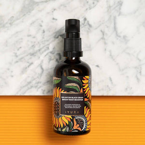 Balaayah Black Gram Bright Body Booster - With Sweet & Citrusy Aroma of Jasmine, Cardamom, Orange and Lemongrass Body Oil iYURA 