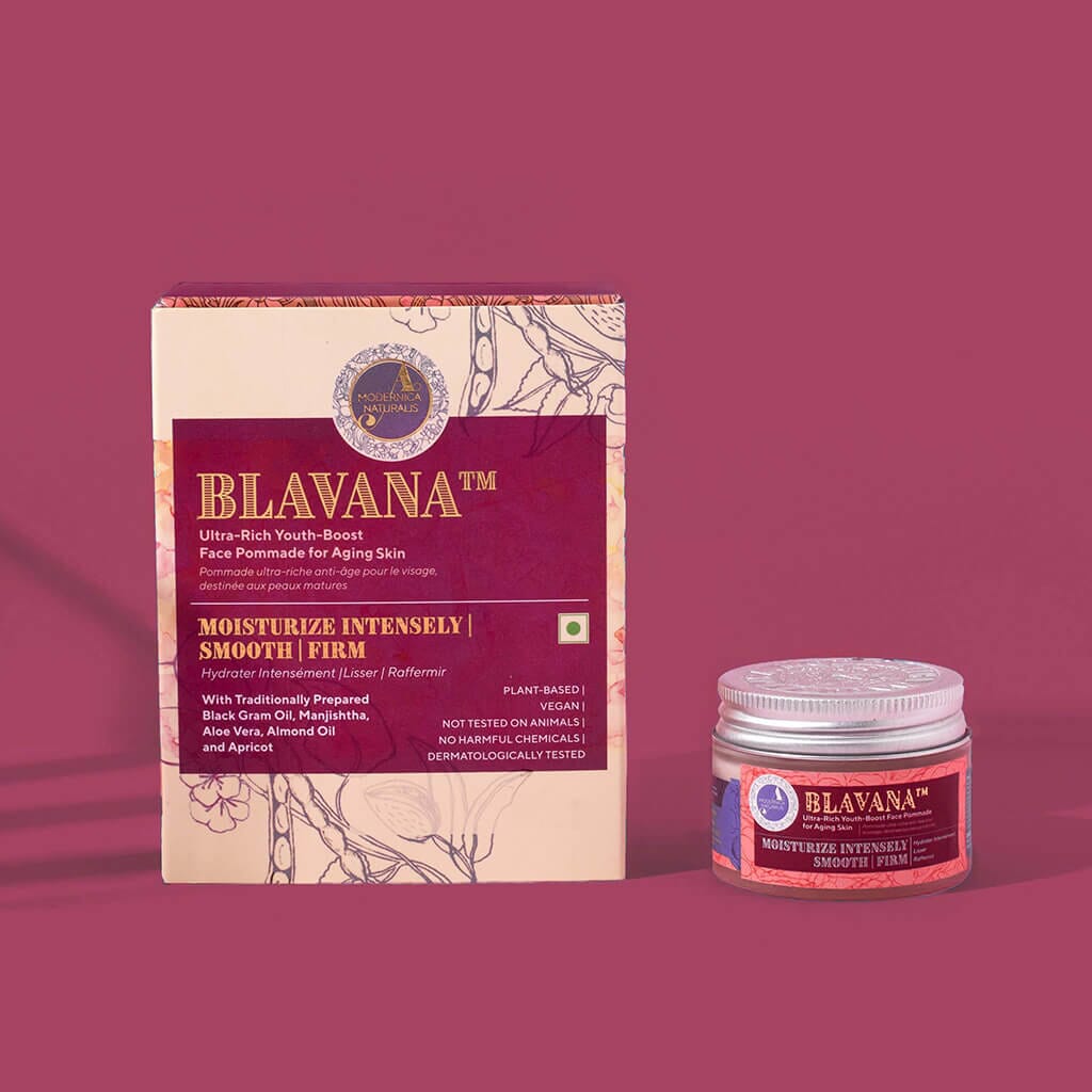 Blavana Ultra-Rich Youth-Boost Face Pommade for Aging Skin Lotion & Moisturizer A Modernica Naturalis 