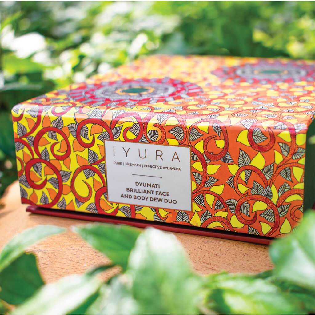Dyumati Brilliant Face and Body Dew Duo- The Awakened Soul Blend & The Illuminated Heart Blend Face & Body Oil iYURA