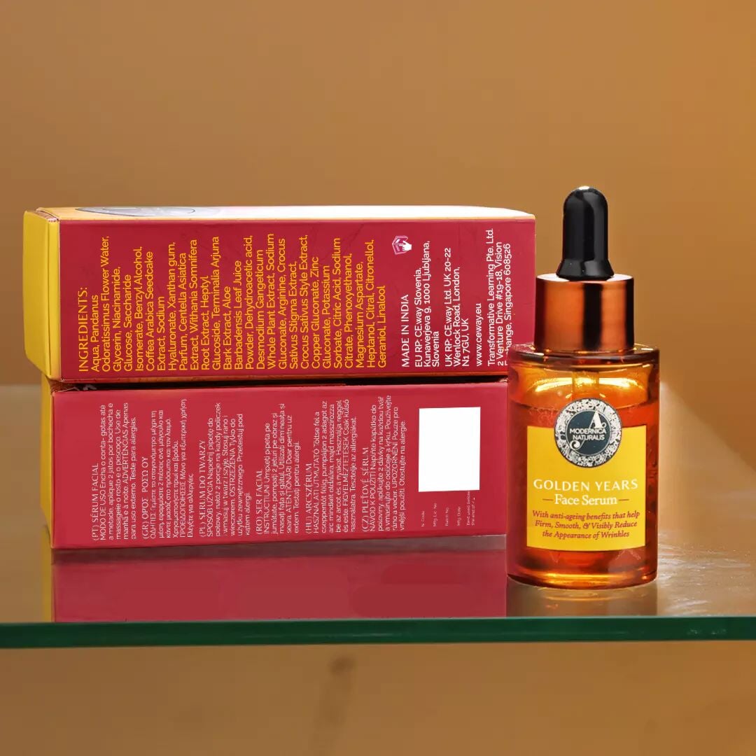 Golden Years 針對色斑、亮膚及無皺面容的面部精華 Face Serum A Modernica Naturalis