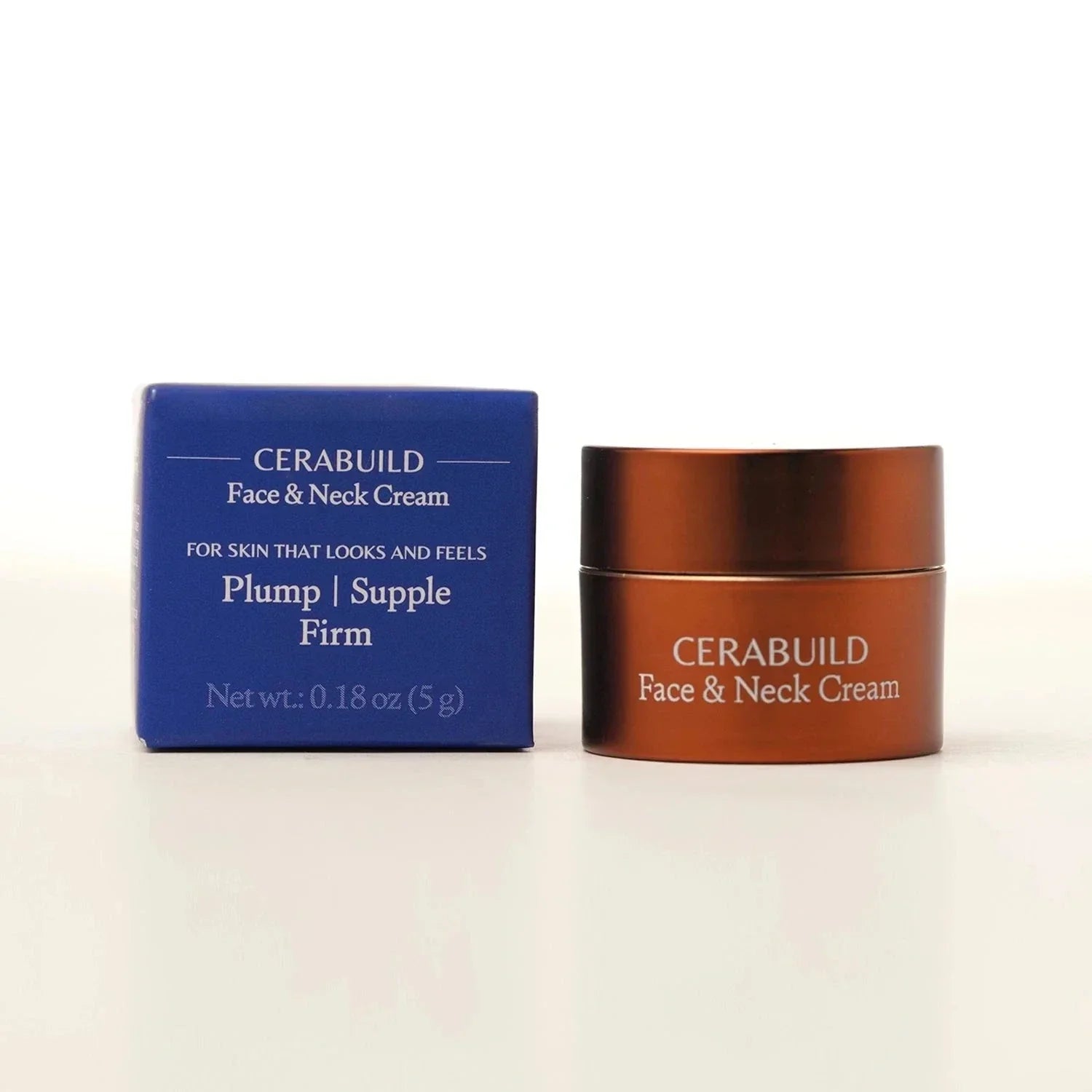 Mini Cerabuild Face and Neck Cream - Restore & Protect Your Skin's Lost Moisture with Phyto-Ceramides Lotion & Moisturizer A Modernica Naturalis 
